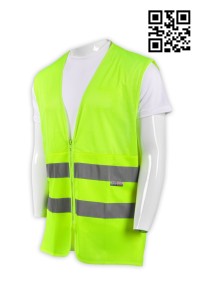 D169 custom hi vest safety vests zipper uniform industry vests engineering reflective company supplier